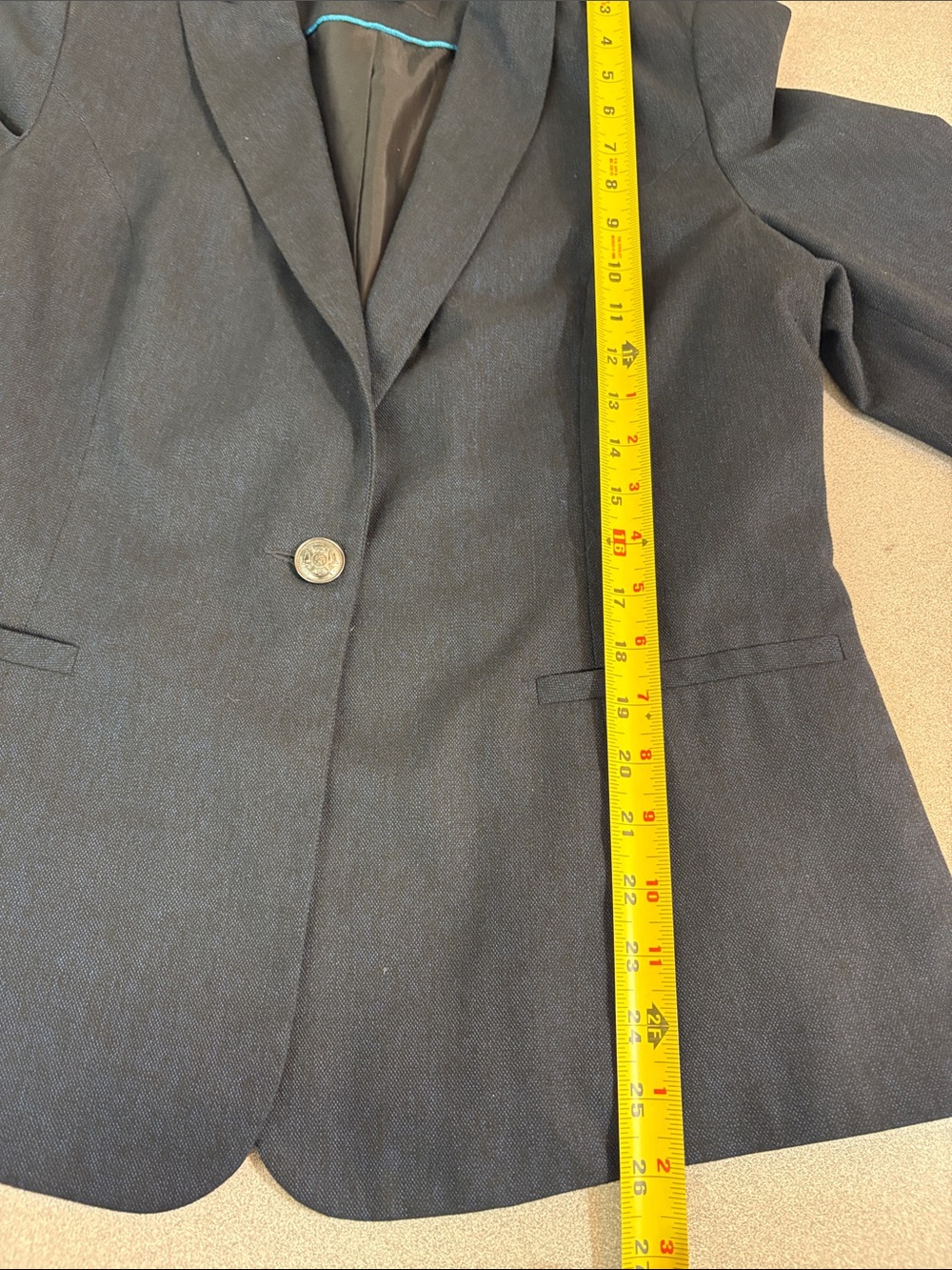 Kenneth Cole Single-Button Tailored Blazer - Picture 7 of 10
